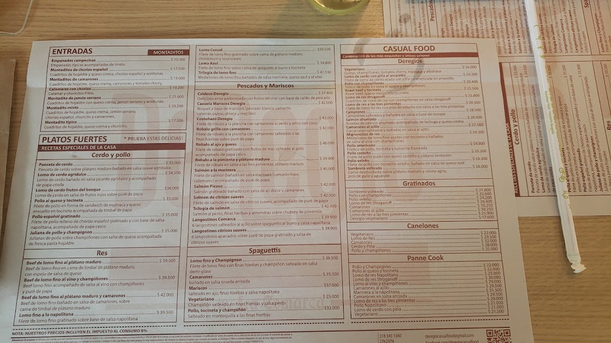 Menu Deregio Casual Food-1