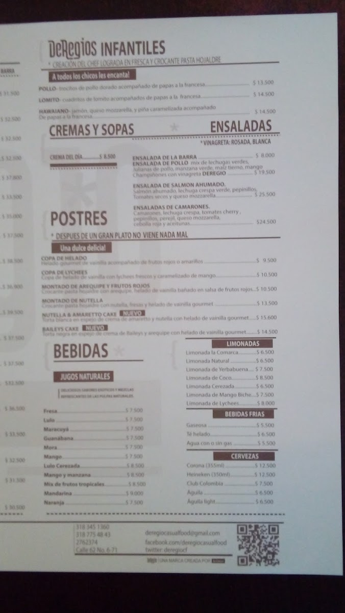 Menu Deregio Casual Food-2